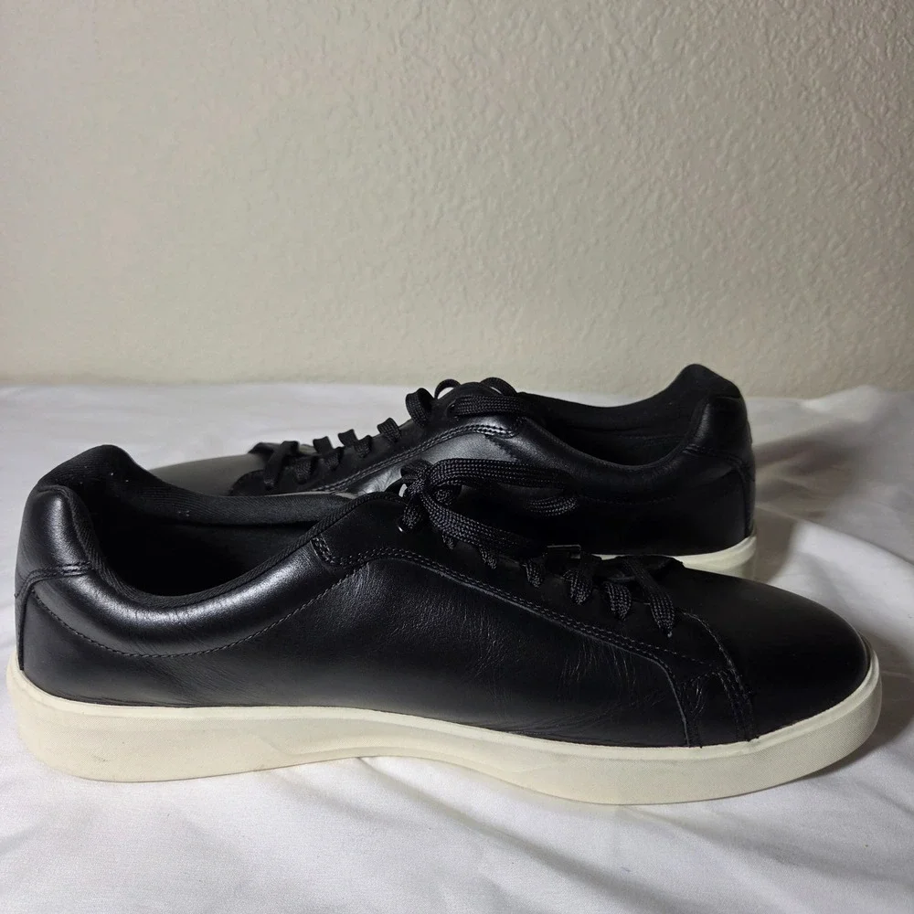 Cole Haan Mens Grand Crosscourt Black Leather Sneakers C40224 Size 14 M